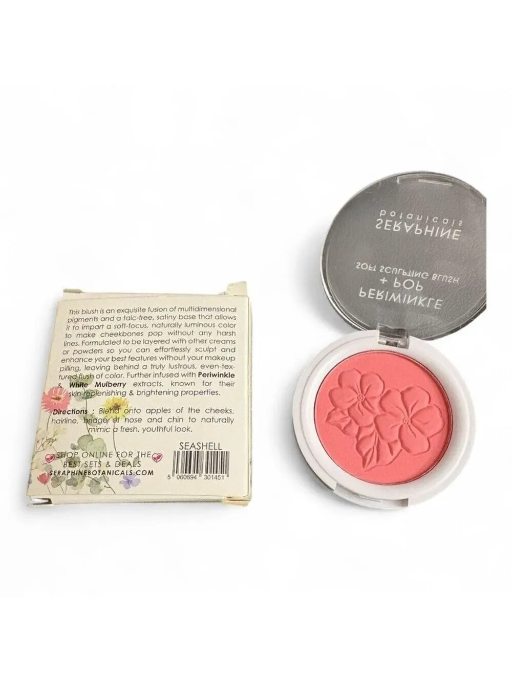Periwinkle + Pop Soft Sculpting Blush in Seashell NIB